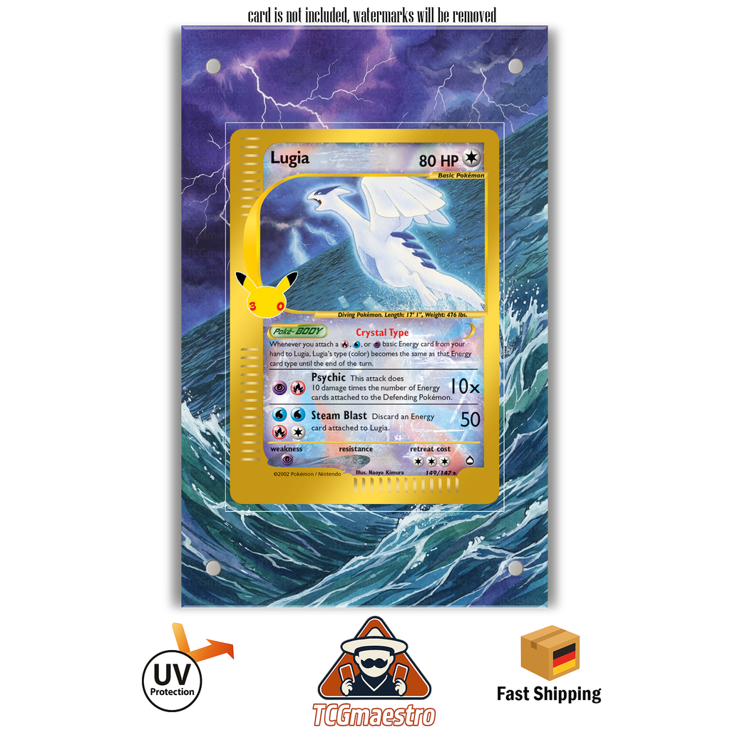 Lugia 30th 149 Pokémon Extended Artwork Rahmen