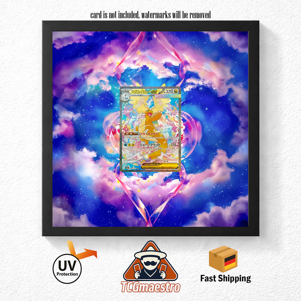 Bilderrahmen Pokémon Dragoran Dragonite ASC 290 Display Frame Extended Art