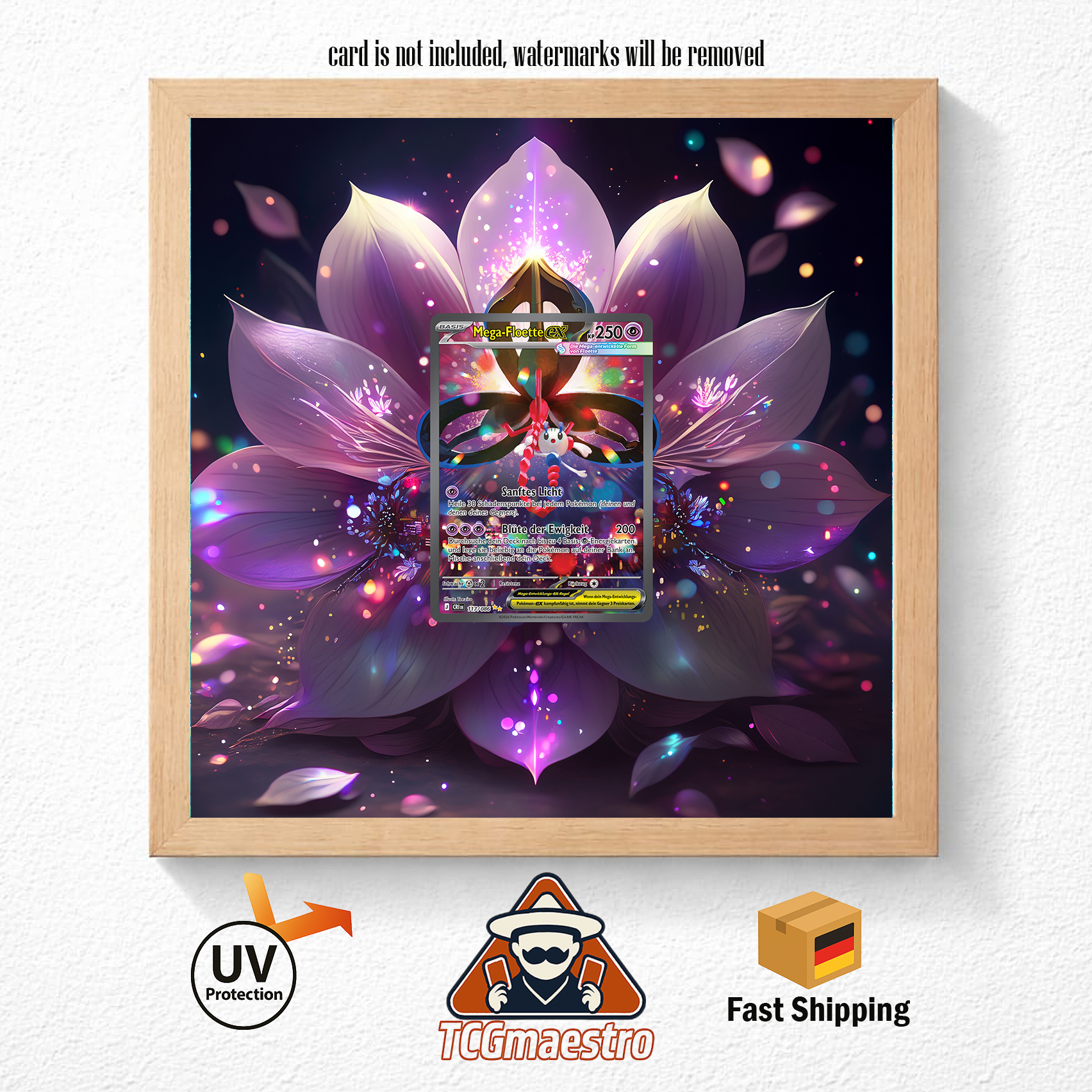 Bilderrahmen Pokémon Floette CRI 117 Display Art Frame