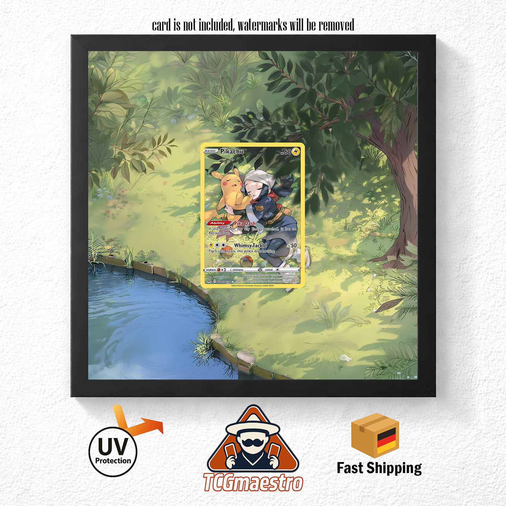 Bilderrahmen Pokémon Pikachu LOR TG05 Display Frame Extended Artwork