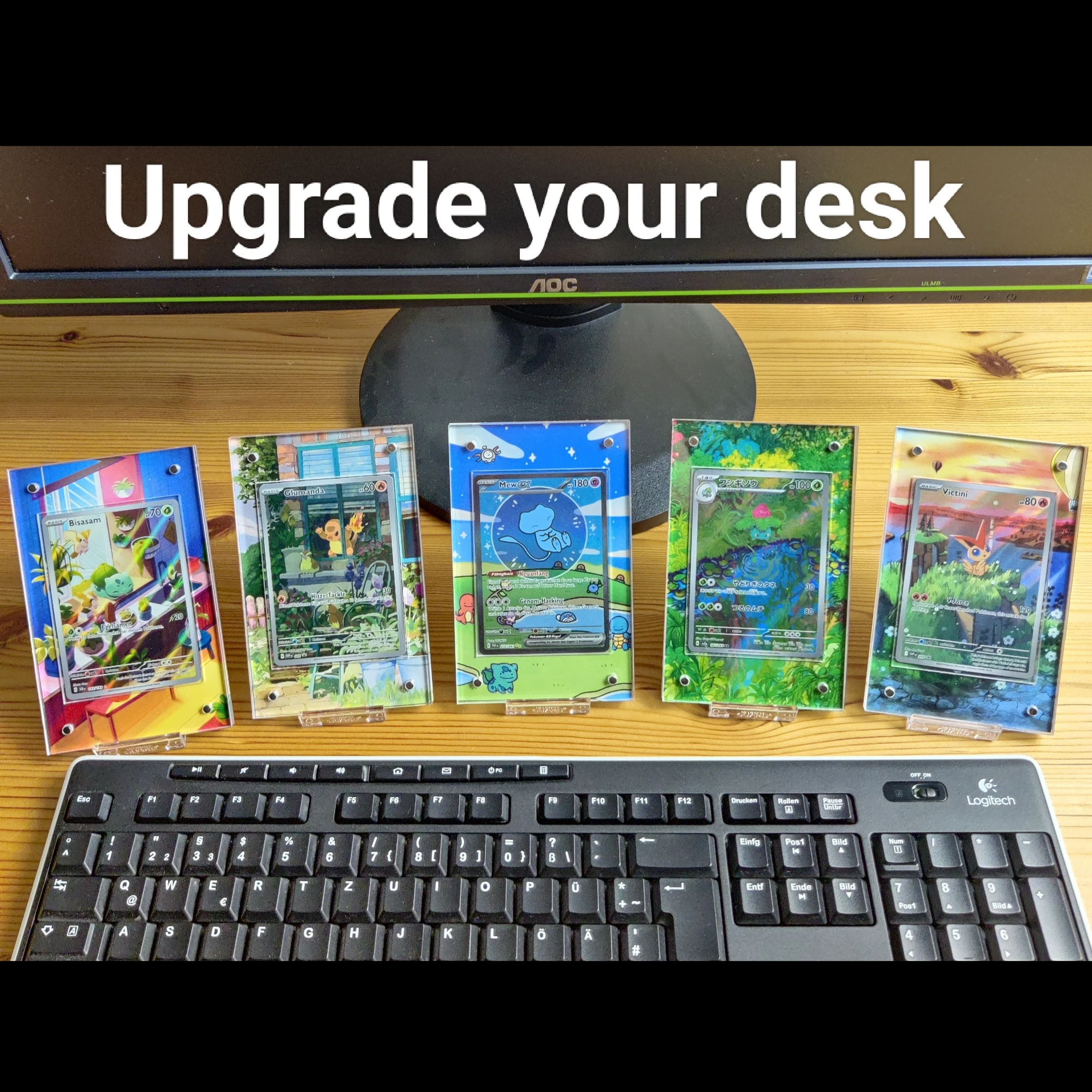 Glurak Charizard SP Pokémon Extended Artwork Rahmen & Schutzhülle