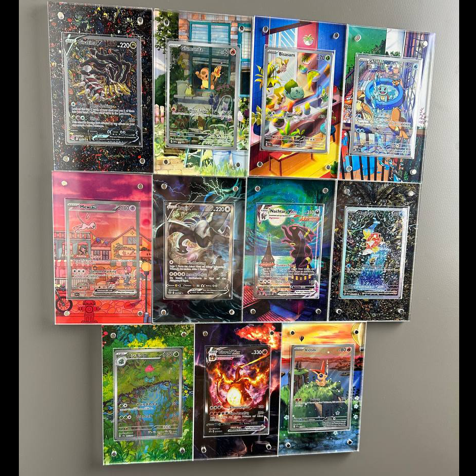 Glurak Charizard SP Pokémon Extended Artwork Rahmen & Schutzhülle