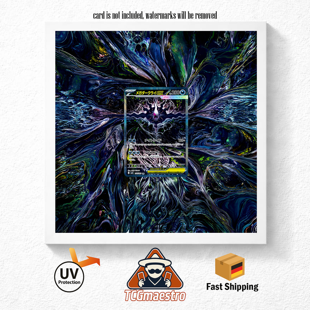 Bilderrahmen Pokémon Mega Dakrai PBL 116 Display Art Frame