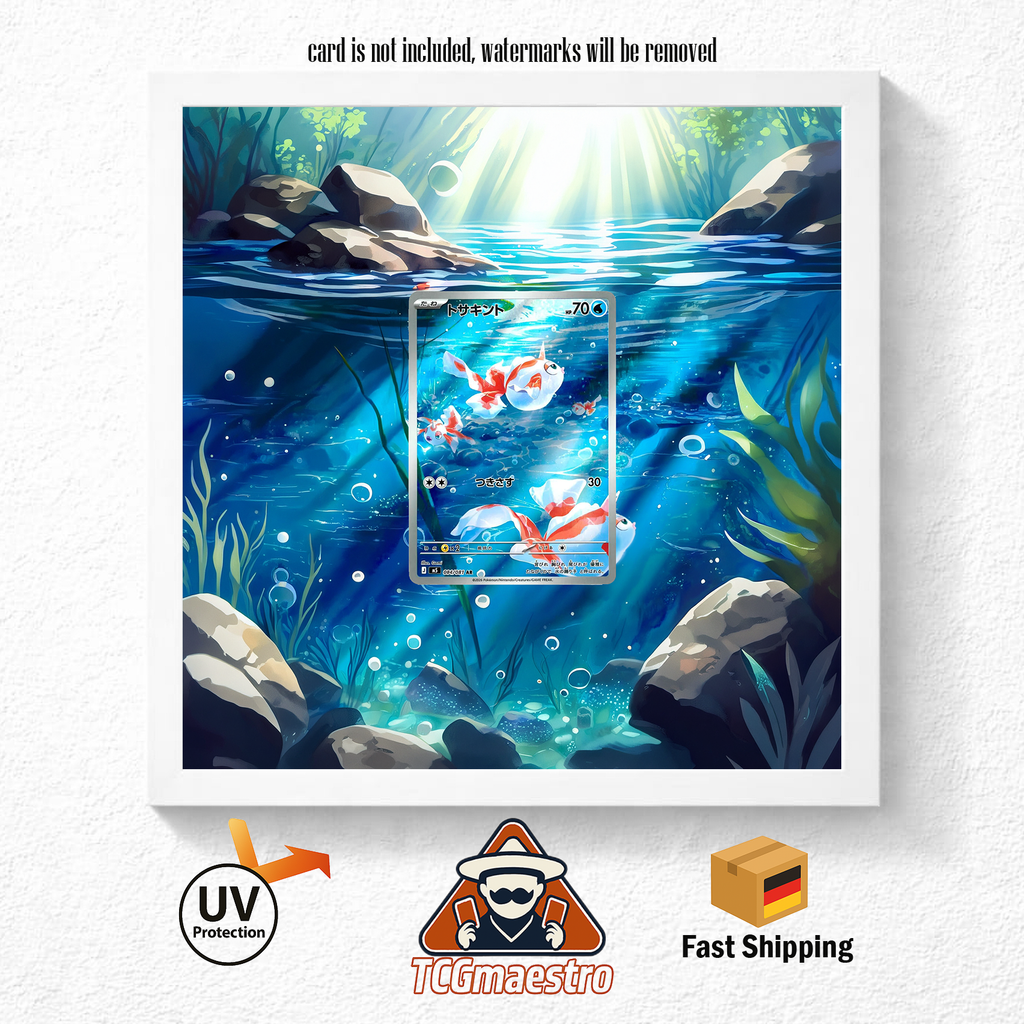 Bilderrahmen Pokémon Goldini Goldeen PBL 87 Display Art Frame