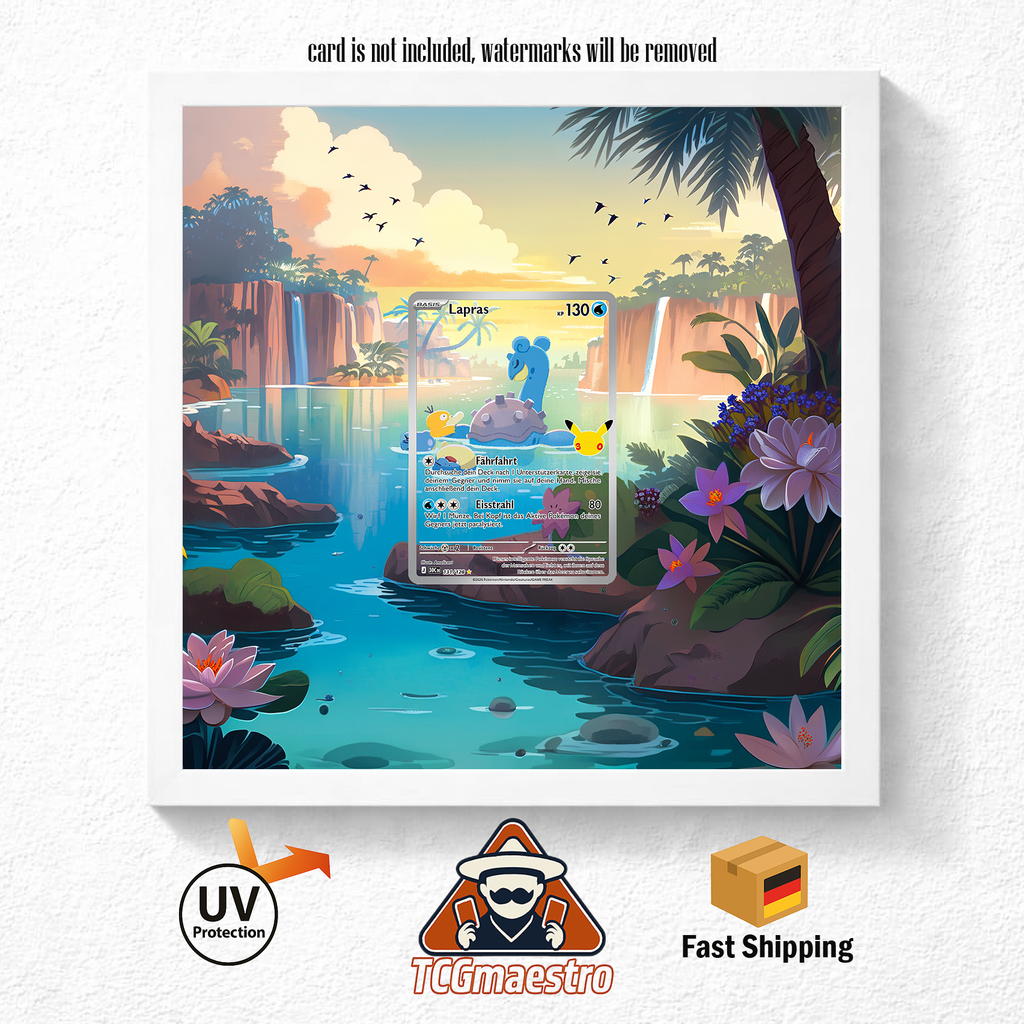 Bilderrahmen Pokémon Lapras 30th 131 Display Art Frame