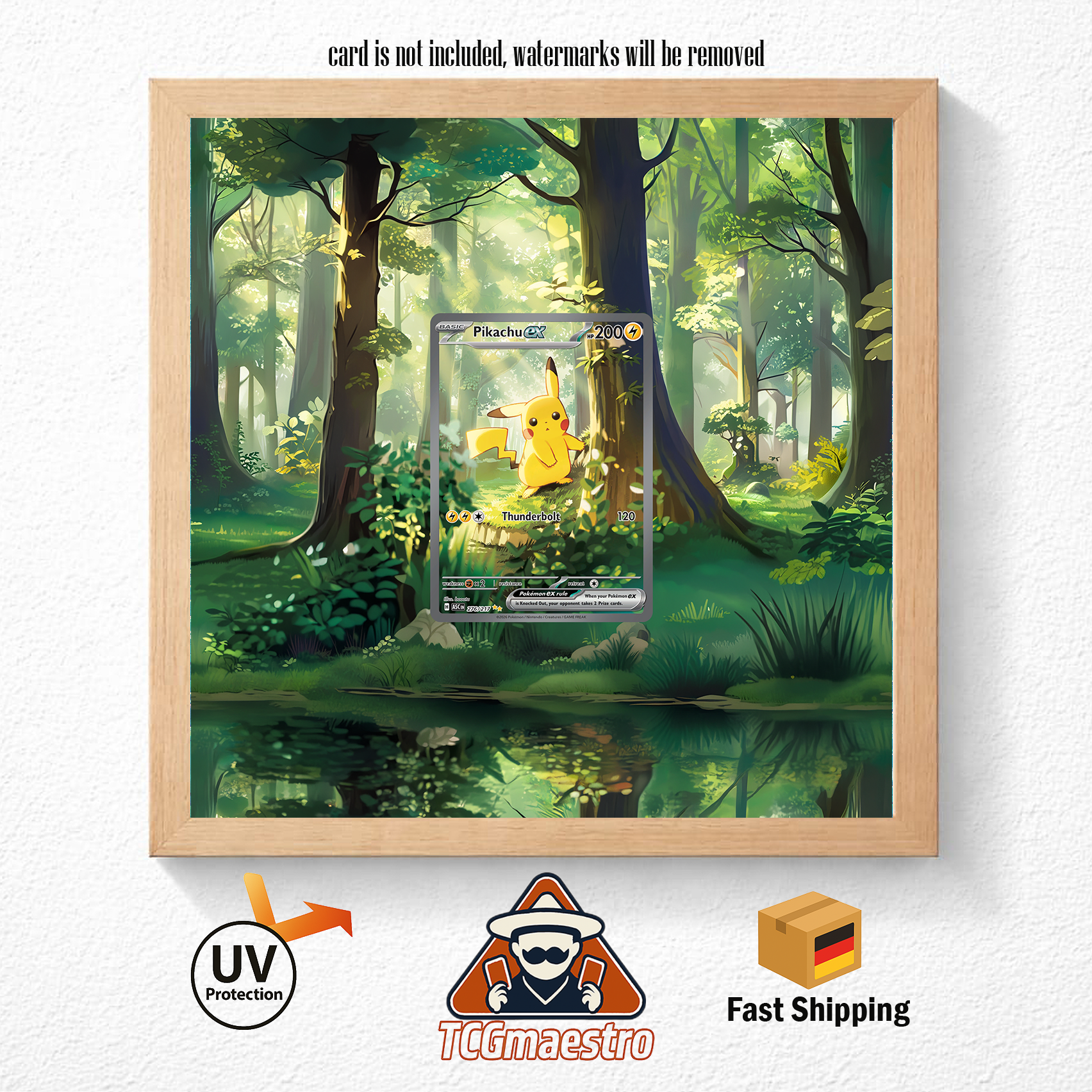 Bilderrahmen Pokémon Pikachu ASC 276 Display Art Frame