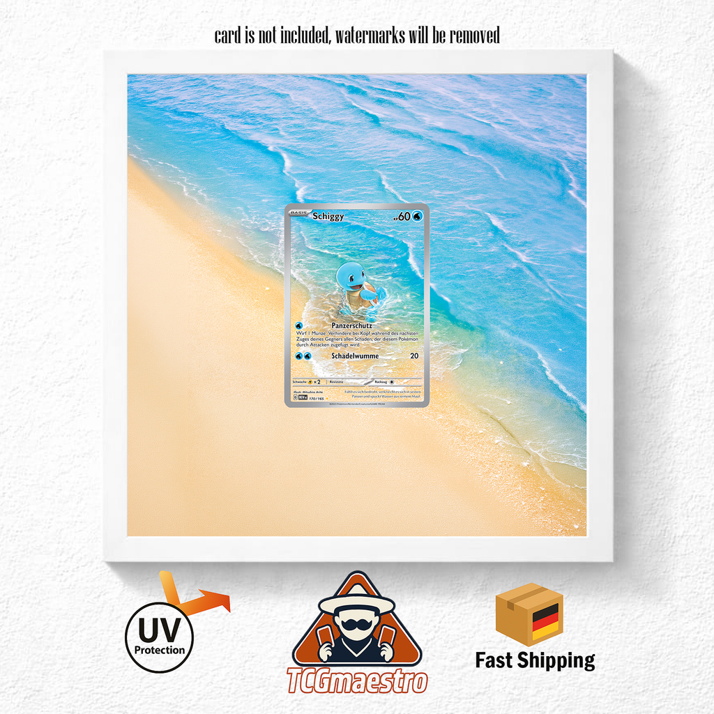 Bilderrahmen Pokémon Schiggy Squirtle 151 Display Art Frame